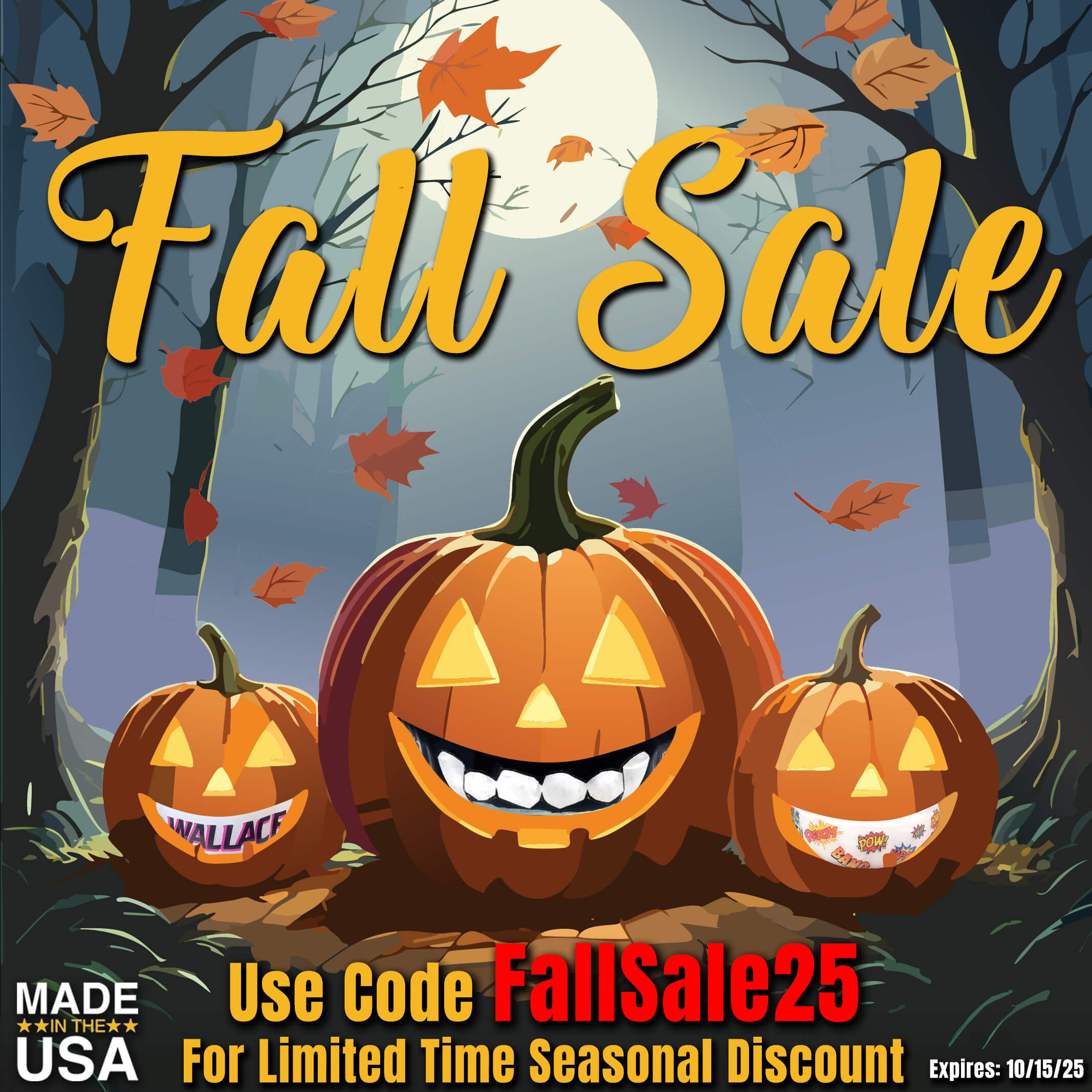 Fall Sale Custom mouthguard discount code