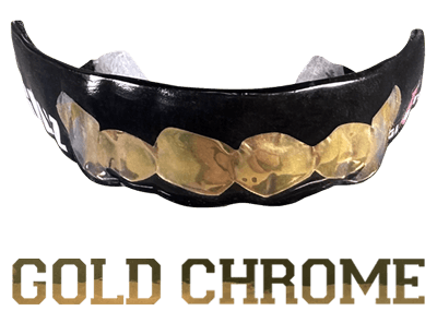 gold chrome mouthguard