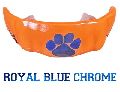 royal blue chrome mouthguard